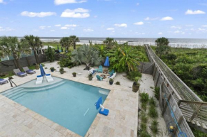 Tidal Dreams Ocean Front Pool Firepit Sleeps 14